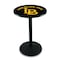 Holland Bar Stool Co 42" Blk Wrinkle Long Beach State University Pub Table L214B4228LBStUn - alternate 1